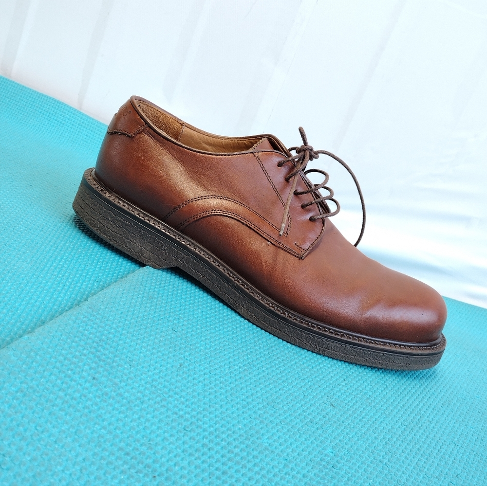 G.H. Bass & Co Men's Lace Up Leather Dress Shoes Brown Size 9.5
